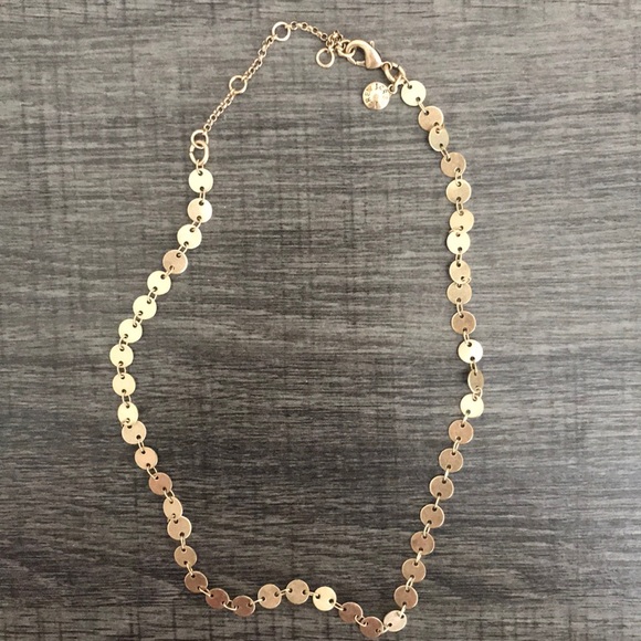 J Crew Disc Chain Necklace - Picture 2 of 2